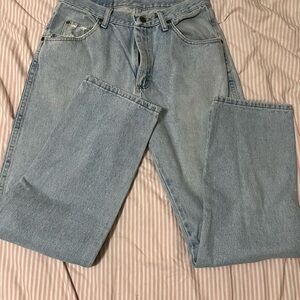 Wrangler Light Blue Straight-Leg Men’s Jeans